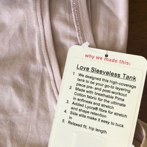 Lululemon Love Tank NWT